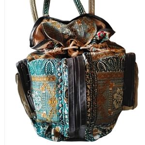 Johny Was Biya embroidery large backpack